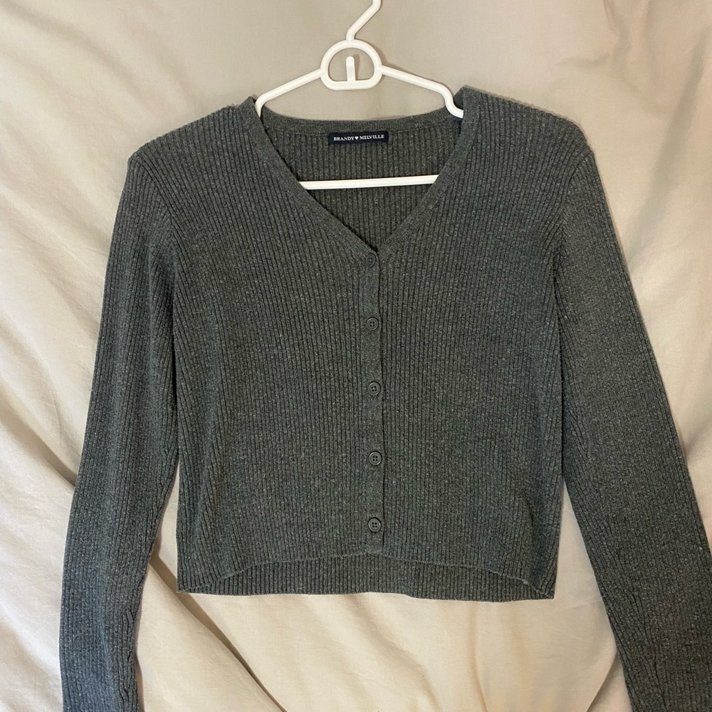Brandy melville shannon sweater in dark grey
